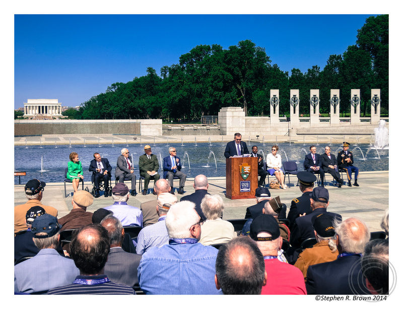 STEPHEN R. BROWN PHOTOGRAPHY: WWII MEMORIAL:  May 24, 2014, Tenth Anniversary &emdash; Stephen R. Brown Photo