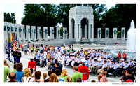 Honor Flight Chicago at Iwo and WWII Memorial30-Jun-15